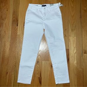Talbots White Denim Jeans, Brand New